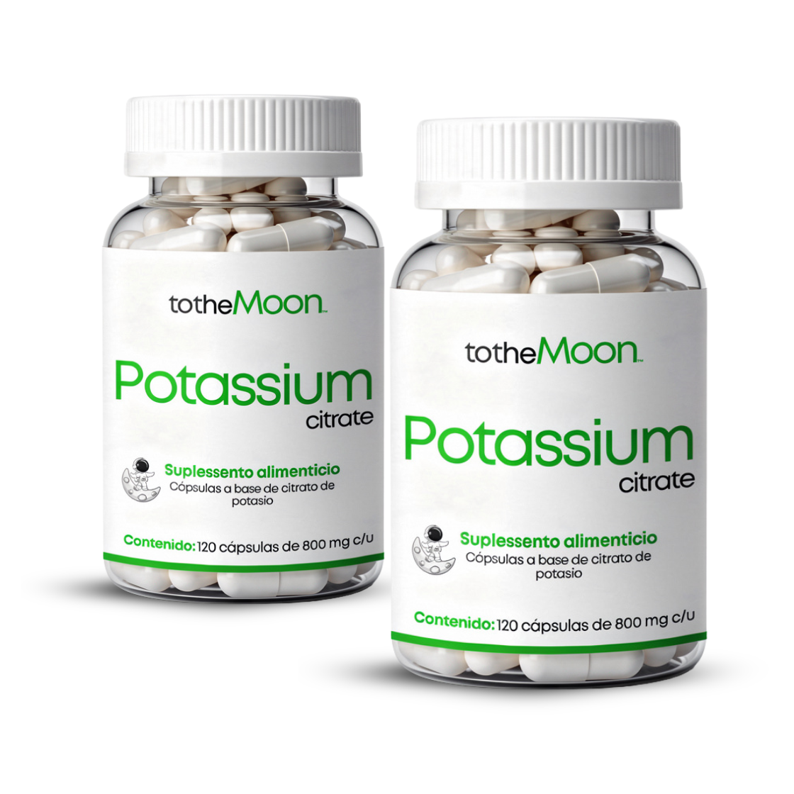 🌿 Citrato de Potasio 120 cápsulas 800 mg | Manten la Hidratación y Estabilidad en tu Movimiento Diario