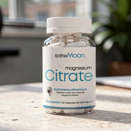 ✨ Citrato de Magnesio 120 cápsulas 600 mg | Equilibrio Corporal y Movimiento Consciente