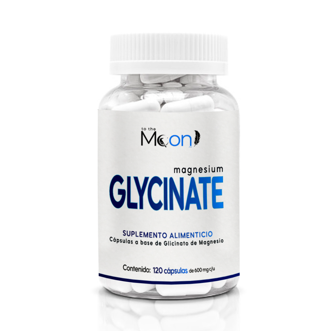 Glicinato de Magnesio 120 caps 600mg