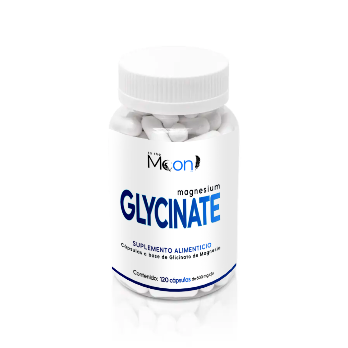 Glicinato de Magnesio 120 caps 600mg