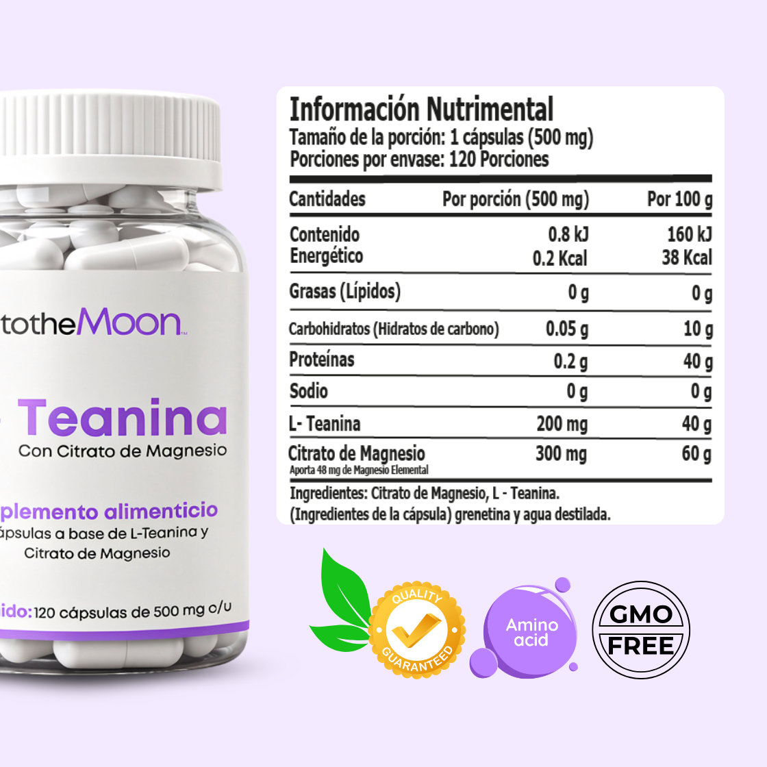 🧠✨🍄 Neuro Flow Set | Melena de León 120 cápsulas 500 mg + L -Teanina 120 cápsulas 500 mg
