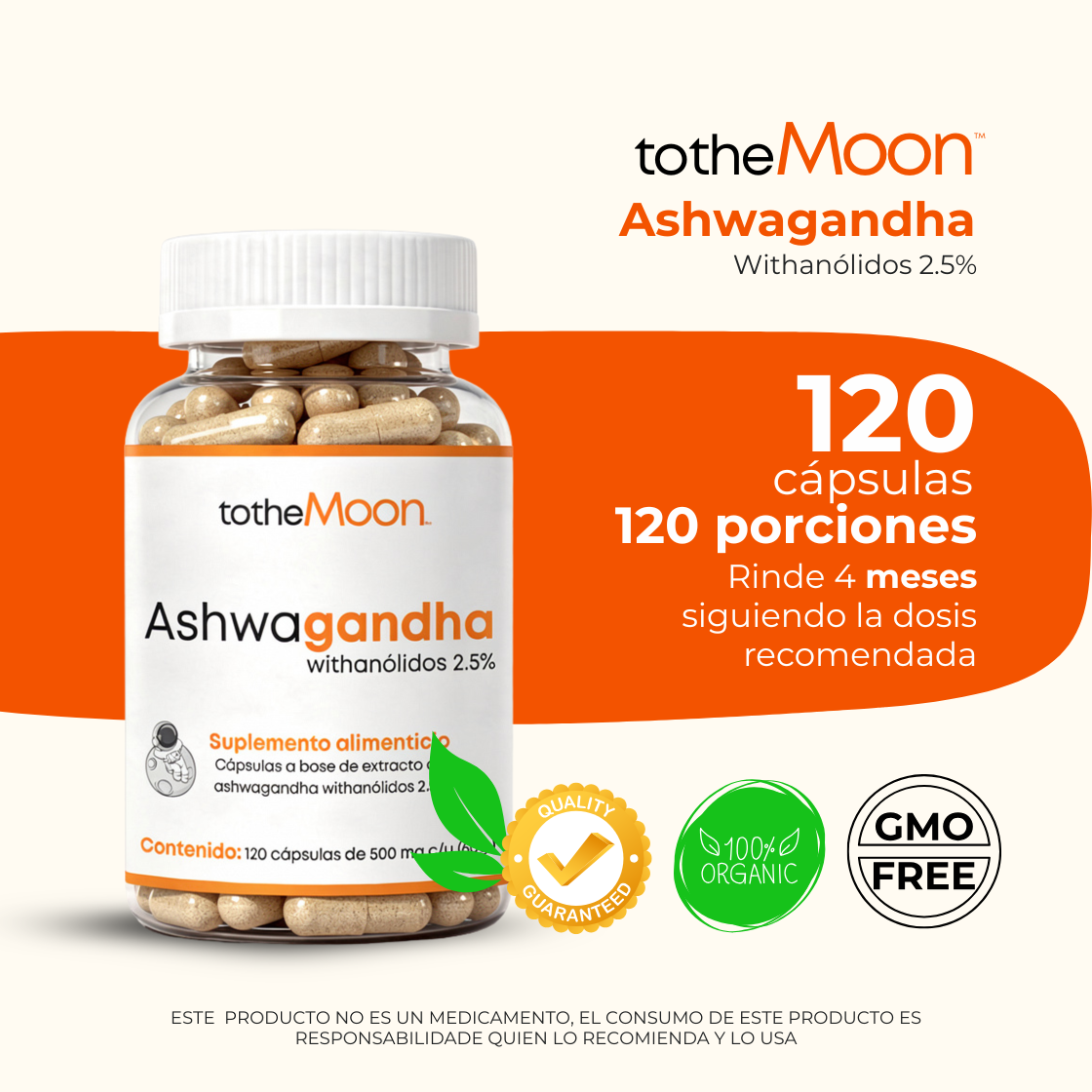 🌙 Zen Set | Glicinato de Magnesio 120 cápsulas 600 mg + Ashwaganda 120 cáspulas 500 mg