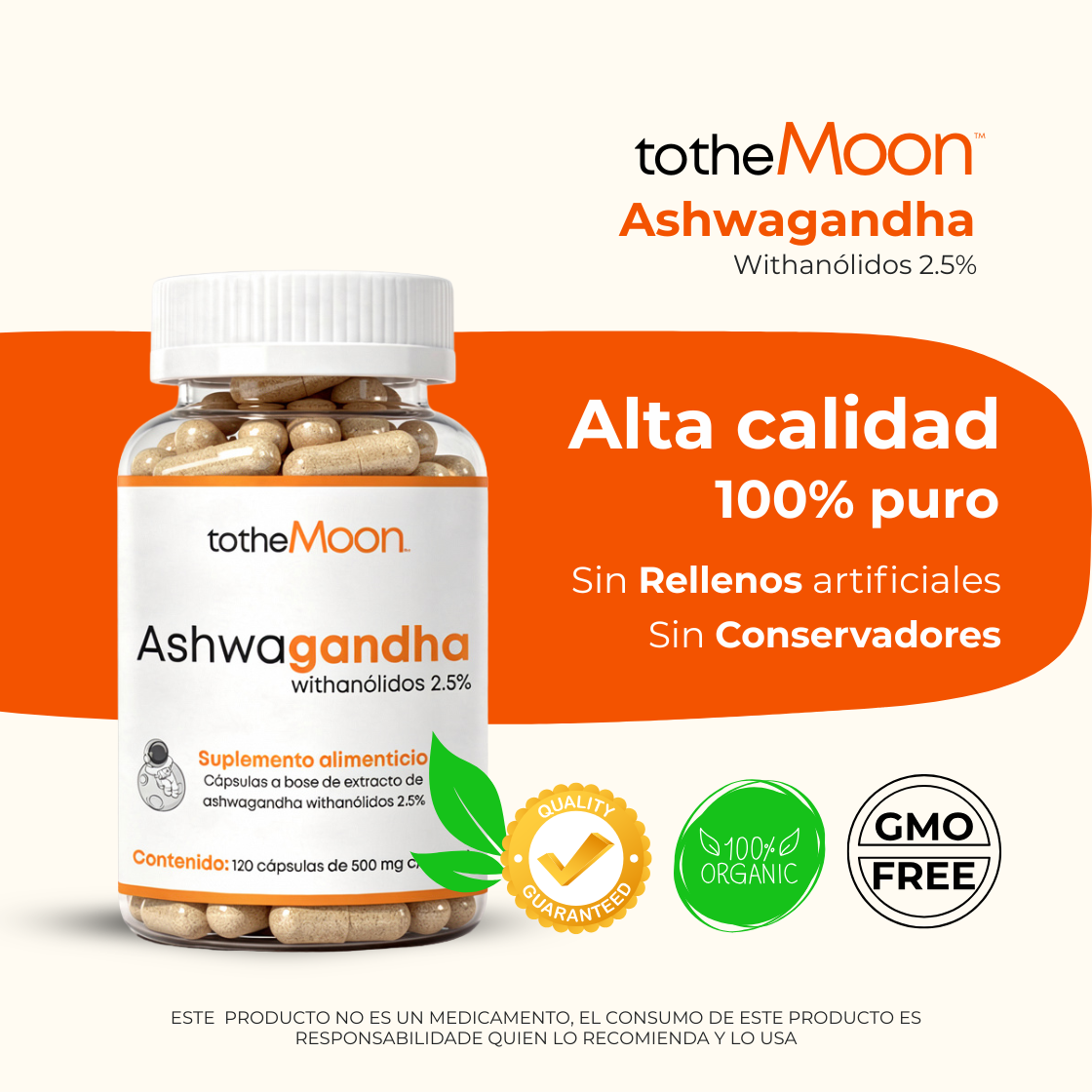 🌙 Zen Set | Glicinato de Magnesio 120 cápsulas 600 mg + Ashwaganda 120 cáspulas 500 mg