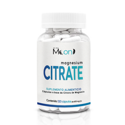 Citrato de Magnesio 120 Cápsulas 600mg