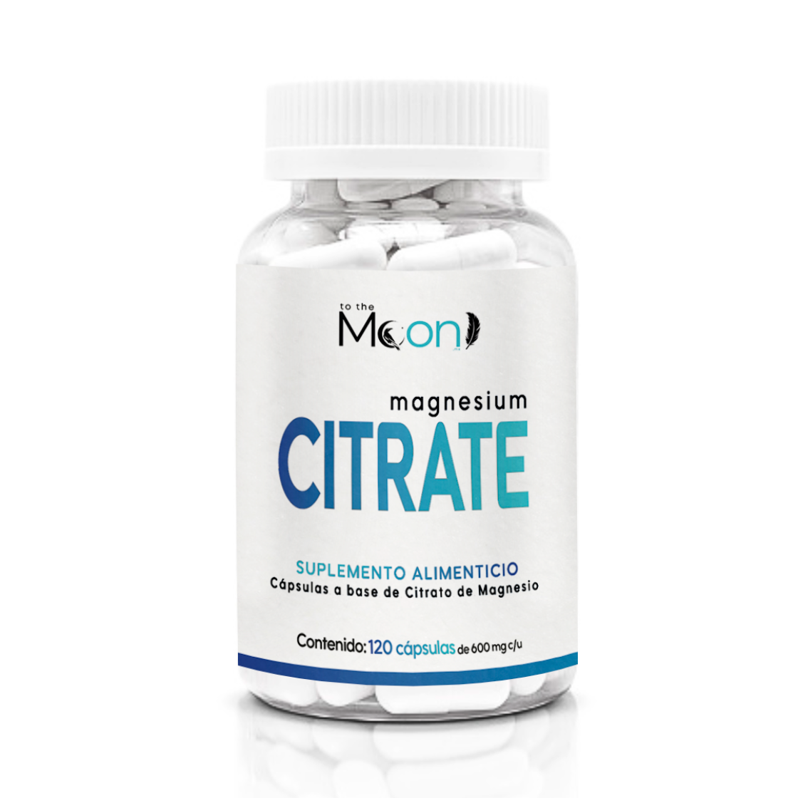 Citrato de Magnesio 120 Cápsulas 600mg