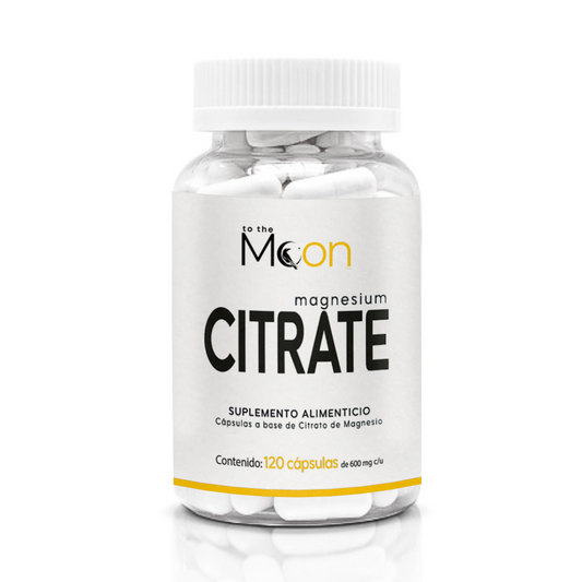 Citrato de Magnesio 120 Cápsulas 600mg