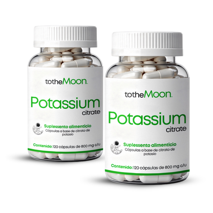 🌿 Citrato de Potasio 120 cápsulas 800 mg | Manten la Hidratación y Estabilidad en tu Movimiento Diario