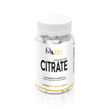 Citrato de Magnesio 120 Cápsulas 600mg