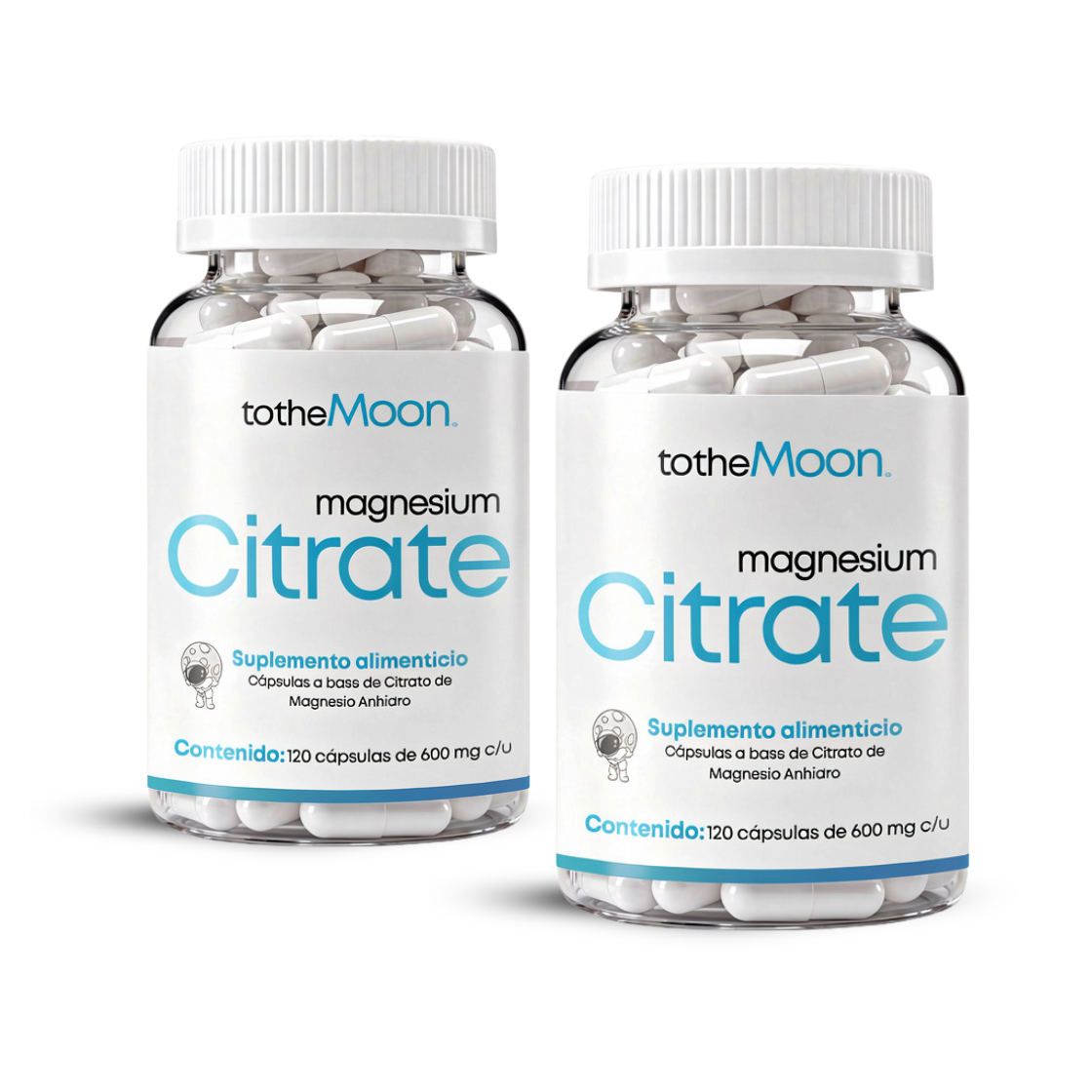 ✨ Citrato de Magnesio 120 cápsulas 600 mg | Equilibrio Corporal y Movimiento Consciente