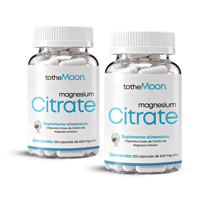 ✨ Citrato de Magnesio 120 cápsulas 600 mg | Equilibrio Corporal y Movimiento Consciente