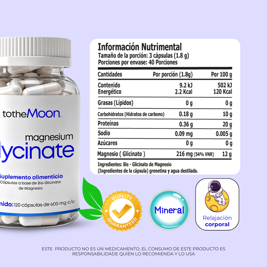 🌙 Zen Set | Glicinato de Magnesio 120 cápsulas 600 mg + Ashwaganda 120 cáspulas 500 mg