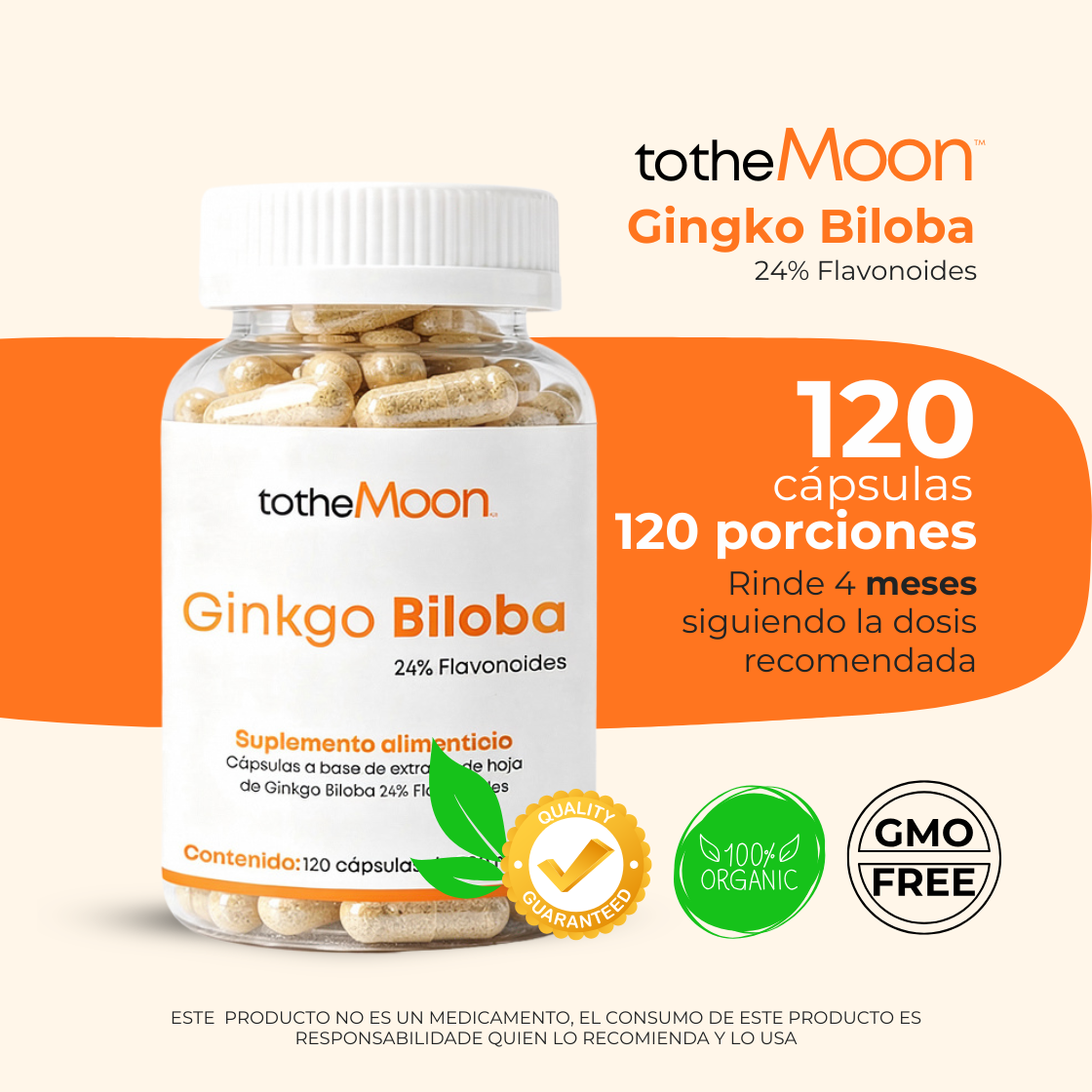 🧠🌙Mental Balance Set | Ginkgo Biloba 120 cápsulas 500 mg - L Teanina 120 cápsulas 500 mg