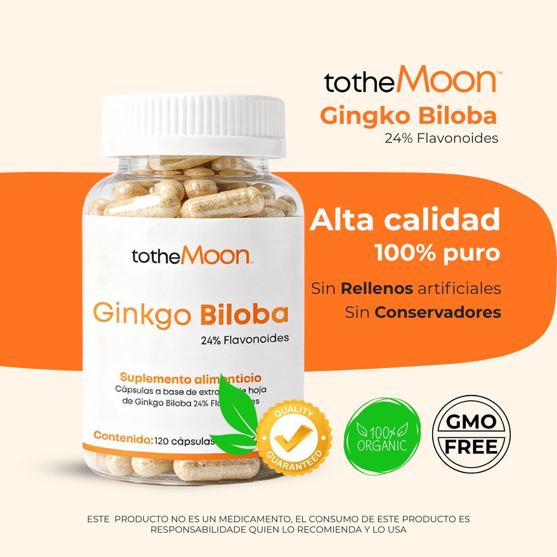 🧠🌙Mental Balance Set | Ginkgo Biloba 120 cápsulas 500 mg - L Teanina 120 cápsulas 500 mg