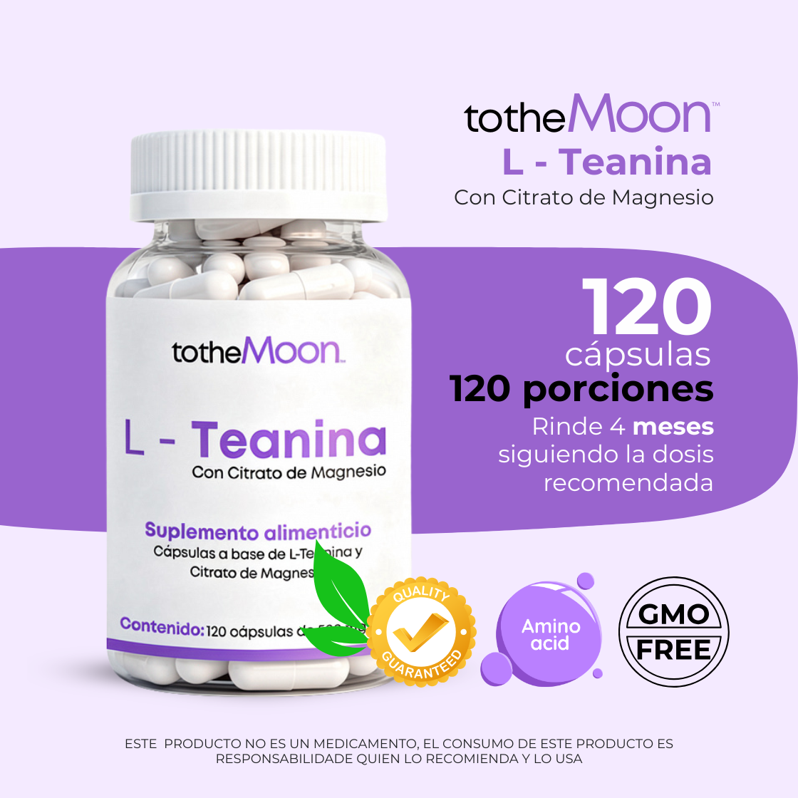 🧠🌙Mental Balance Set | Ginkgo Biloba 120 cápsulas 500 mg - L Teanina 120 cápsulas 500 mg