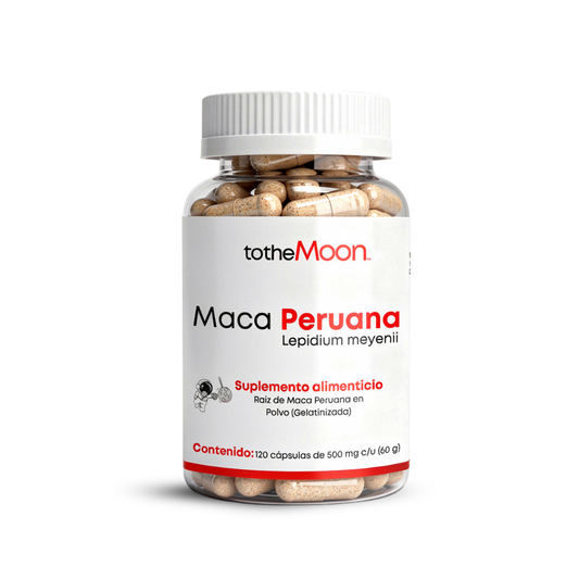 💪 Maca Peruana | 120 cápsulas de 500 mg | Vitalidad para tu día