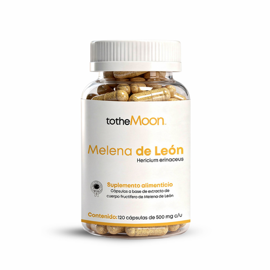🍄🧠 Melena de León | 120 cápsulas 500 mg | Claridad Mental y Enfoque Consciente