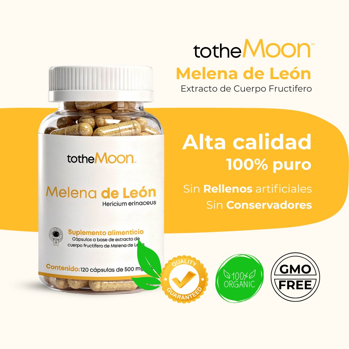 🧠✨🍄 Neuro Flow Set | Melena de León 120 cápsulas 500 mg + L -Teanina 120 cápsulas 500 mg