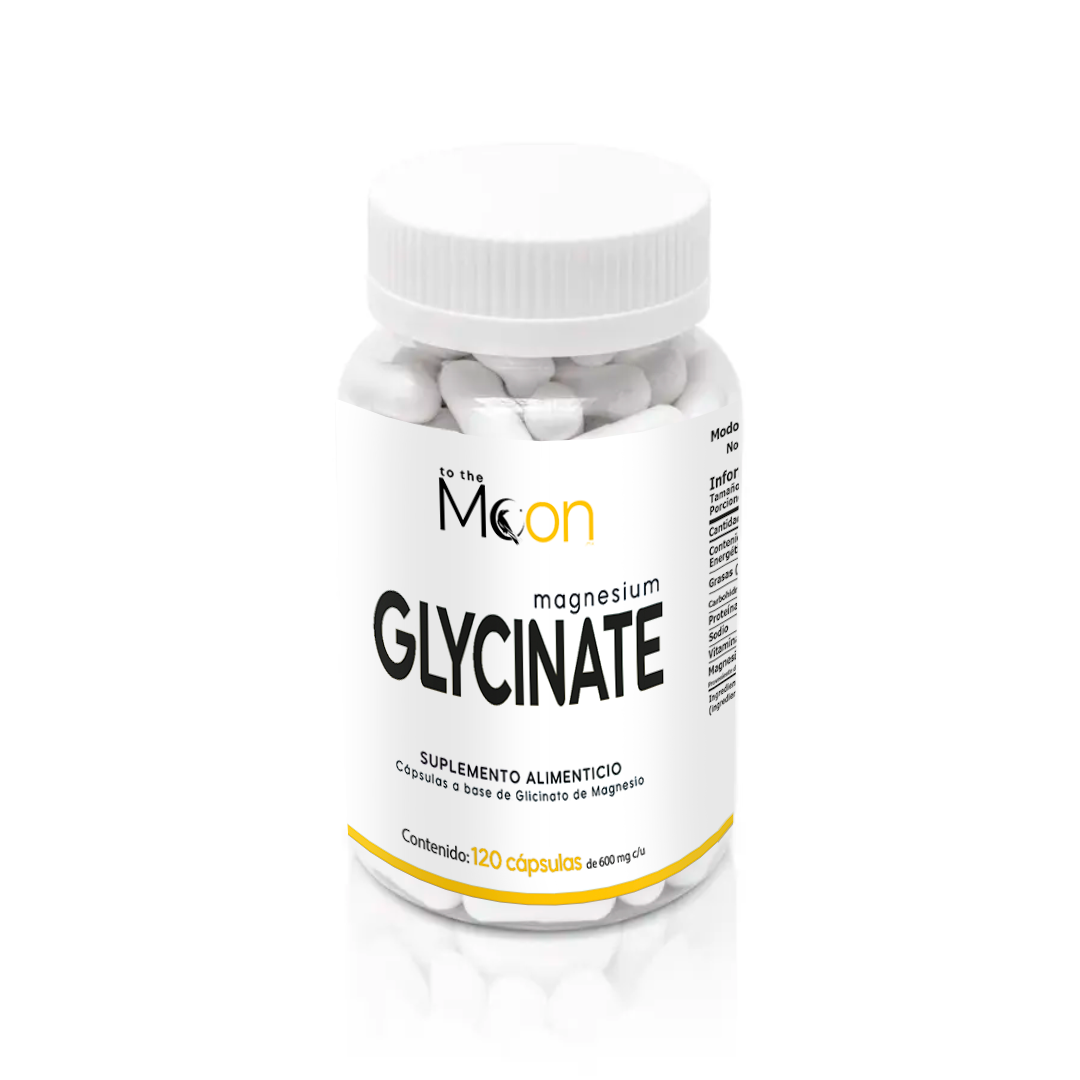 Glicinato de Magnesio 120 caps 600mg