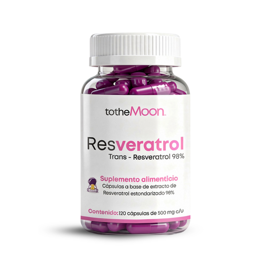 🛡️ TRANS-RESVERATROL 98% | Guard | 120 capsulas de 500 mg c/u