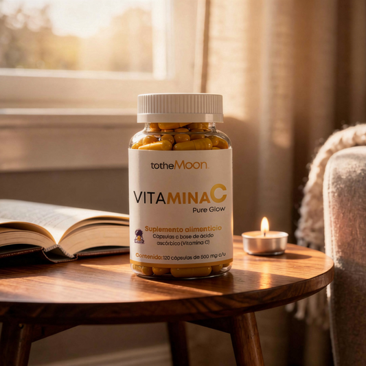 ✨ VITAMINA C | Pure Glow 120 cápsulas de 500 mg c/u